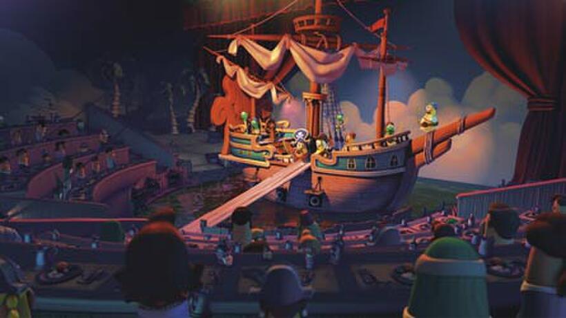 A scene from "The Pirates Who Don't Do Anything."